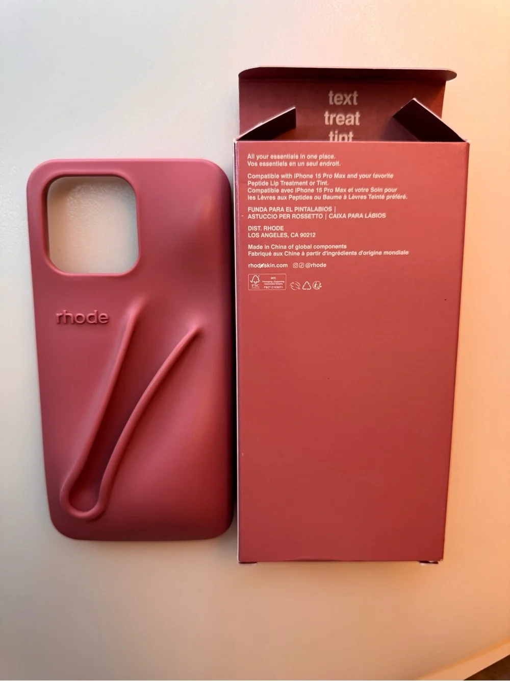 rhode iPhone case Salty tan  Limited edition (iPhone 15 Pro Max) Brand new